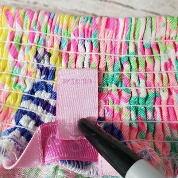 Lilly Pulitzer Dahlia Shorts Size XS Multicolor Scalloped Hem Pants Modal Tencel - Picture 8 of 12